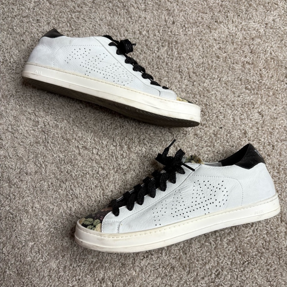 P448 Leather Jack Low Top Sneaker